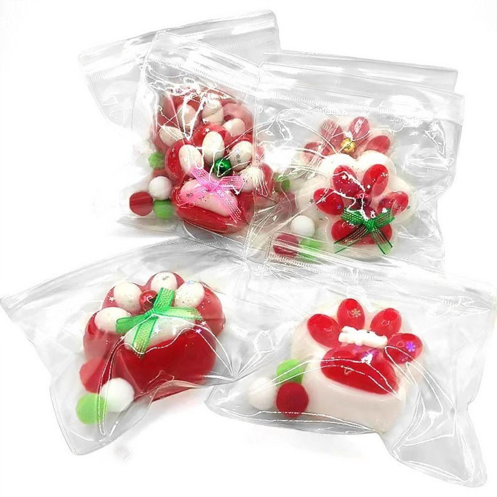 Санта-Клаус Олень Кошка Коготь Мягкая игрушка-фиджет Медленный отскок Щипковая декомпрессионная игрушка Рождественский подарок