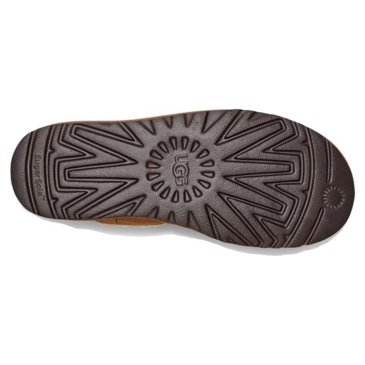 UGG Кожаные повседневные ботильоны женские коричневые 1143938-CHE