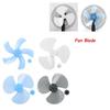 Household Plastic Fan Blade Three/Five Leaves with Nut Cover for Standing Pedestal Fan Table Fanner General Accessories