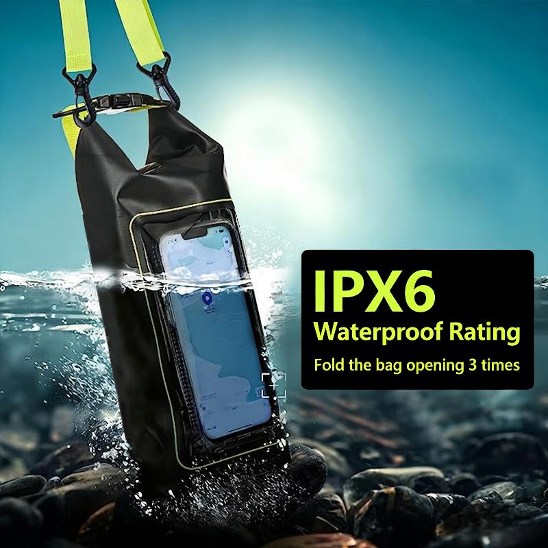 IP68 Waterproof Mini Bucket Bag CaseMate Soap Bubble Dry Sack with Strap for Beach Hiking Camping