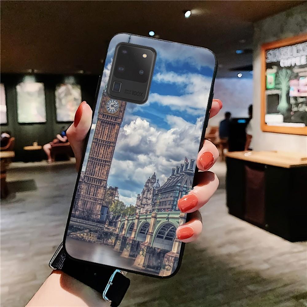 Лондонский Автобус Англия Телефон Чехол для Телефона Для Samsung S 9 10 20 21 22 23 30 23 24 plus lite Ultra FE S10lite Fundas