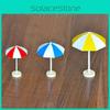 Adorable Mini Sun Umbrella Micro Landscape Ornament For Charming Dollhouse Decor