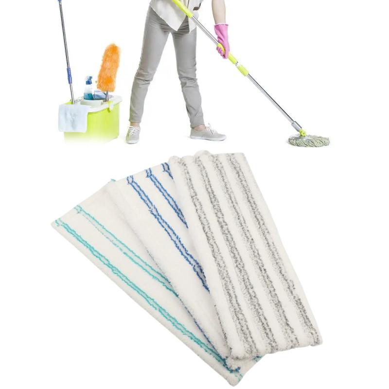 Replacement Mop Flat Cloth With Microfiber Fabric For Household Tool Cleaning