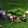 Mini Resin Moss Micro Landscape Decoration Outdoor Fairy Miniature Garden Dwarf Ornaments Handicraft Flower Pot Accessories Elf