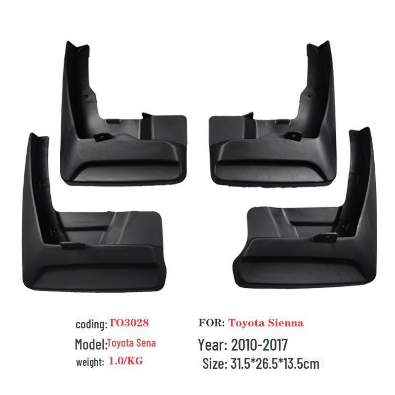 Аксессуары для крыльев для Toyota Sienna 2010-2017 гг.