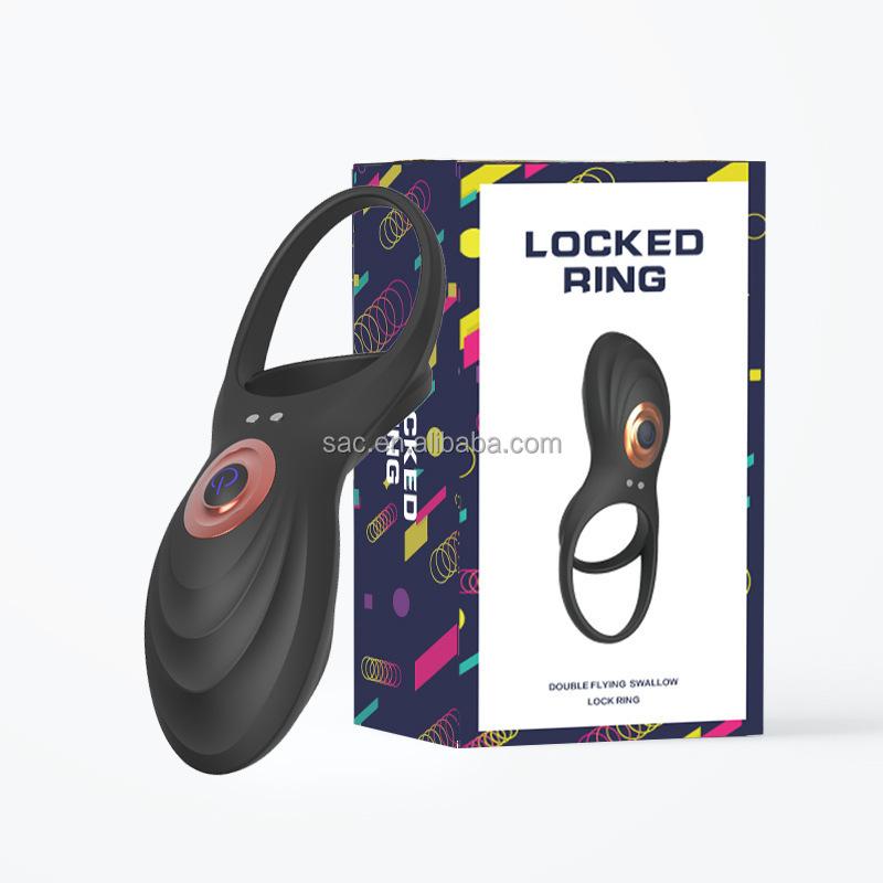 SacKnove Silicone Wireless Remote Penis Masturbators Rose Sex Toys Stay Hard Adjustable G Spot Vibrating Cock Ring for Couples