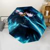Nezuko Demon Slayer Muichiro Tokito Print Automatic Umbrella, 8 Rib Iron Frame, Plastic Handle, Suitable for Outdoor Travel &Daily , Ideal Gift