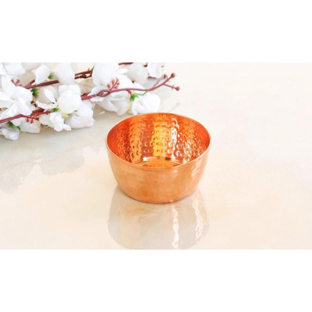 Кованая медная чаша, Сервировочная посуда, Столовая посуда, Ресторан отеля, Коричневый цвет