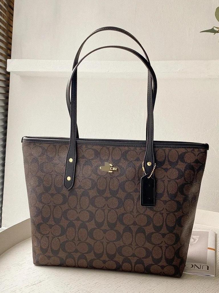 Koujia City30 Zipper Shoulder & Crossbody Tote Bag - Large Capacity Handbag