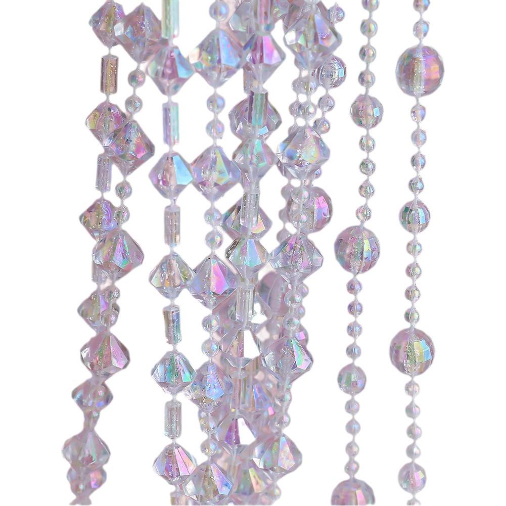 Хрустальная шторка из бусин для двери и декор свадебной дорожки с акриловой нитью