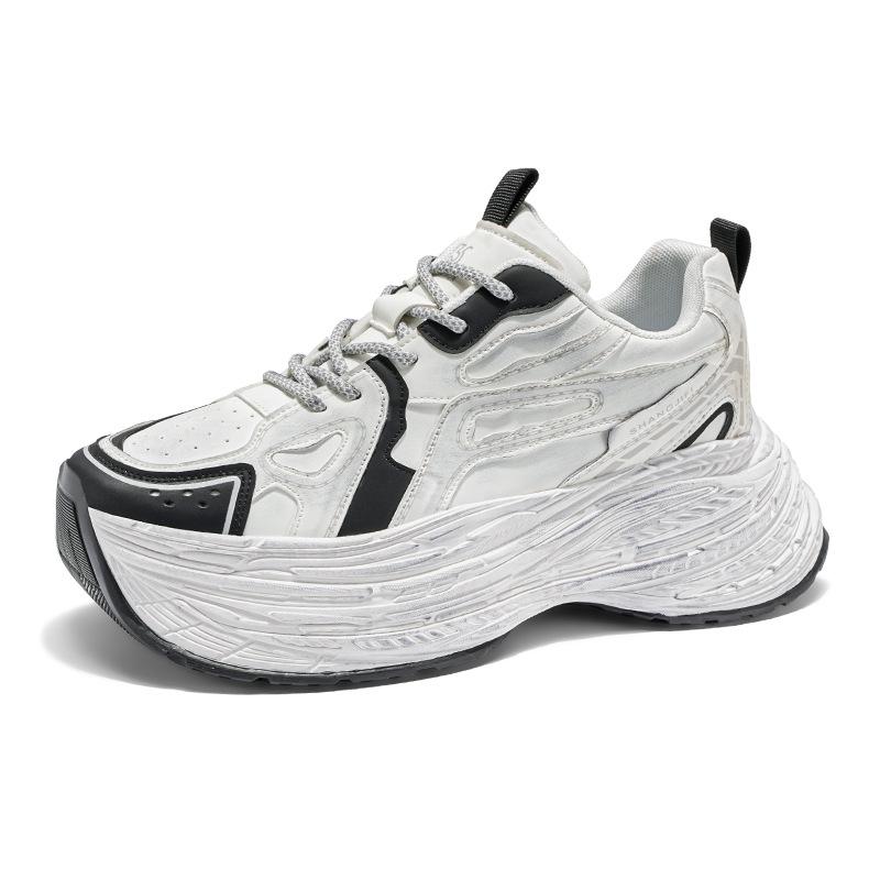 Кроссовки на толстой подошве, сетчатые дышащие, повседневные, папины кроссовки, женские, летние, для пар, новая мода, универсальная обувь на толстой подошве