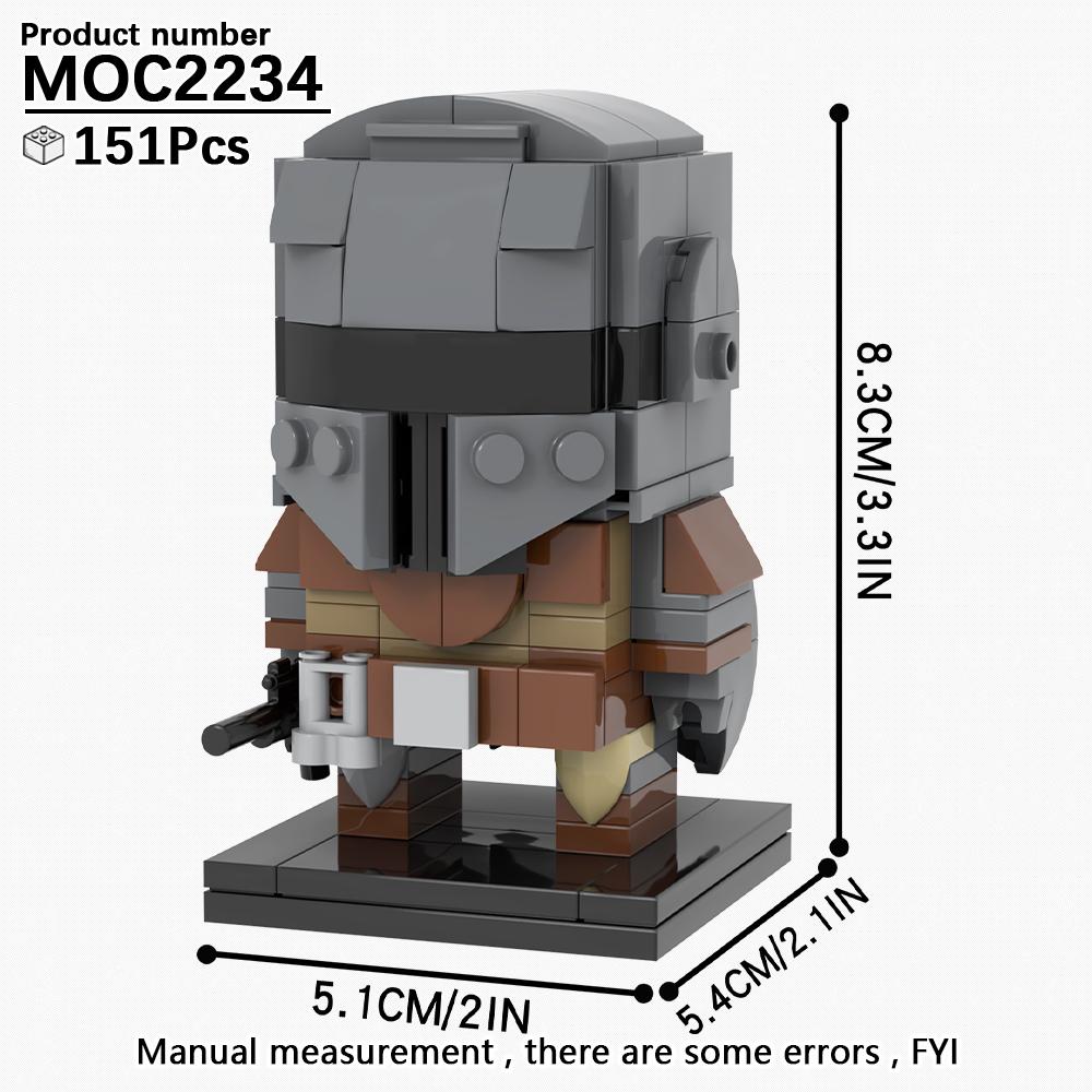 MOOXI MOC Космическая Война Brickheadz Межзвездный Sci-Fi Робот Совместимые Фигурки Строительные Блоки Игрушки Для Взрослых Для Детей Подарок Кубики