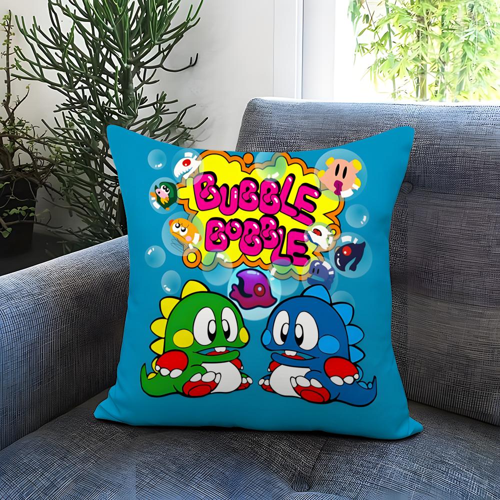 Аниме B-Bubble B-Bobble Наволочка Удобная Двусторонняя Наволочка Идеально для Автомобиля Дивана Спальни и Многого Другого