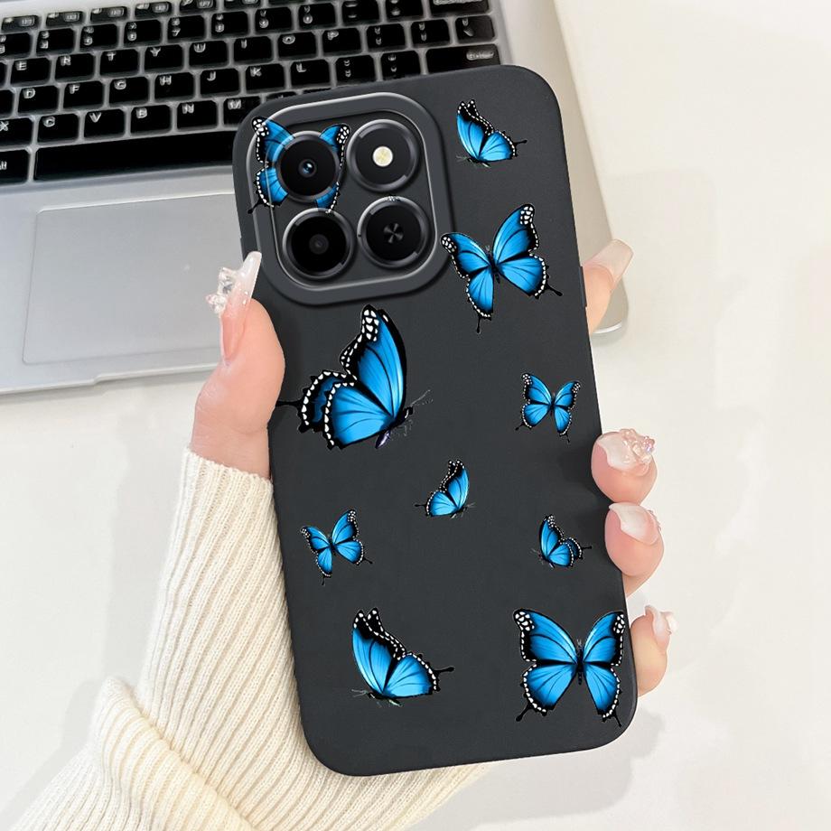 Чехол для Honor X6c Новая Мода Мультяшный Люксовый Девичий Рисунок Funda Для Huawei Honor X6C X6 C X 6C Чехол Матовый Жидкий Силикон