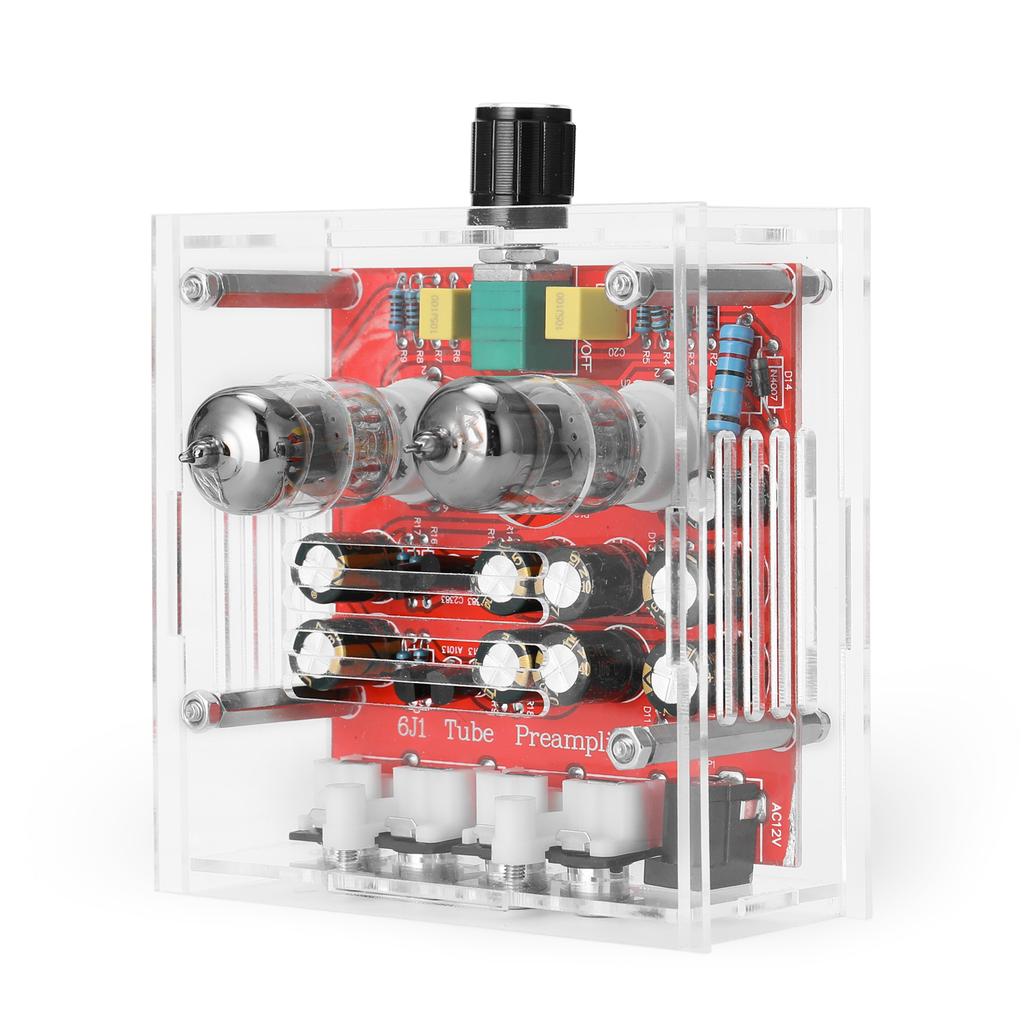 6J1 Ламповый усилитель Предусилитель Плата Двухканальный Класс Тон Предусилитель Платы С Отделкой Cryst