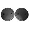 2PCS 8 Inch Deck Plate Round with Detachable Cover Antislip Excellent Rubber Sealing Inspection Hatch Cover for Marine