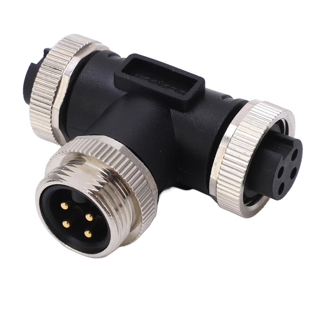 for NMEA 2000 T Connector 4 Pin IP67 Waterproof Backbone Drop Cables 3 Port Multiport Tee Terminator for Sensors