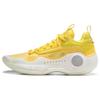 New LiNing WOW 10 Low The City Of Angels Cushioning Anti Slip And Wear Resistant Low Top Basketball Shoes Men's Yellow ABAS083-6