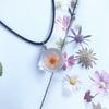 Beautiful Dandelion Necklace Eternal Flower Clavicle Chain Male and Female Couples Crystal Dried Flower Glass Ball Pendant Accessories