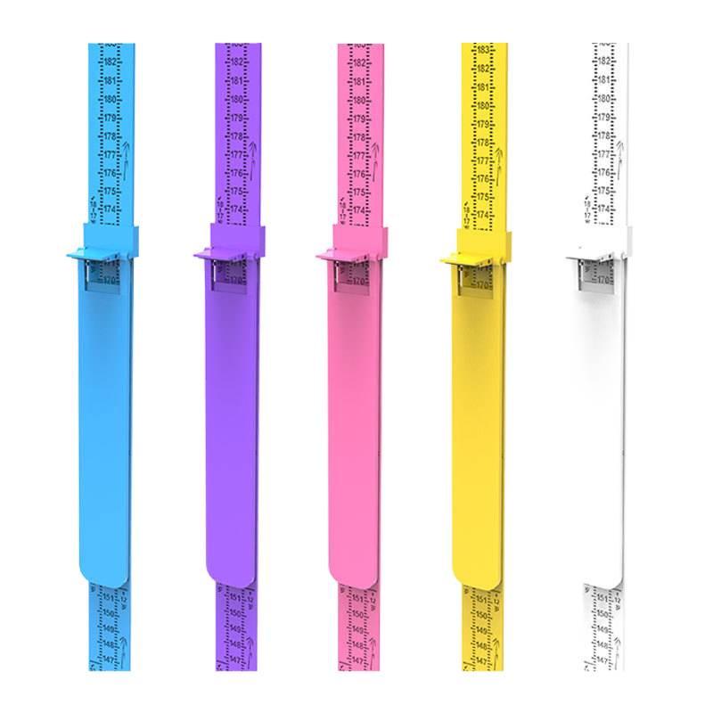 Детская съемная ростовая линейка наклейка на стену