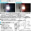 Pikakyu LED Backup Lamp for Toyota Hiace Series T16 Single Extreme 380lm Wedge Single Bulb White 2 Pieces 57004 [200 4th/5th Generation]