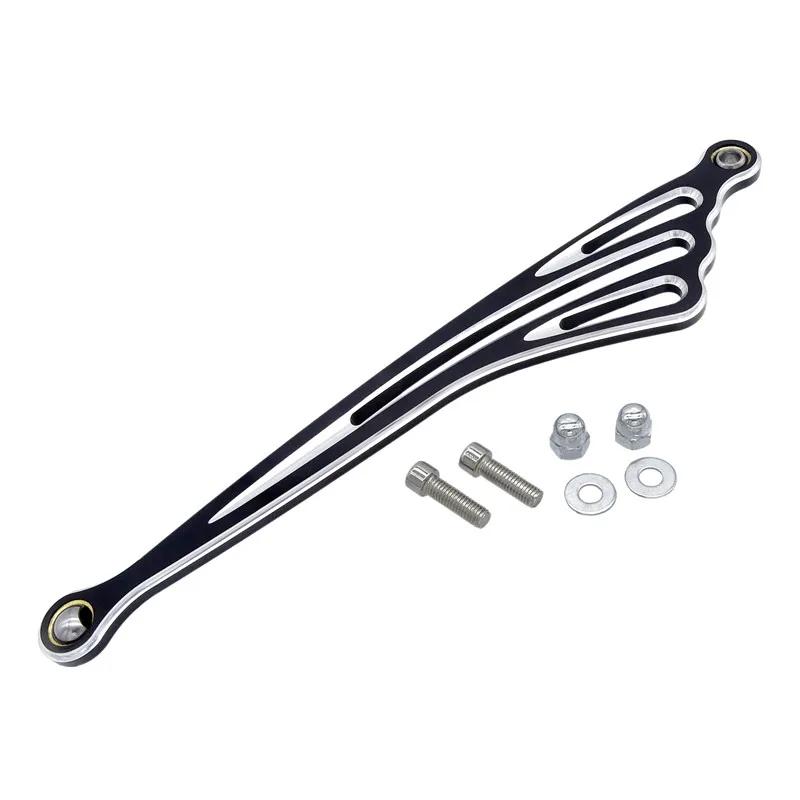 Motorcycle Shift Linkage for Harley Road King 1980-2017 Shift Linkage Black Chrome Linkage Wing Gear CNC Shift Lever Wing
