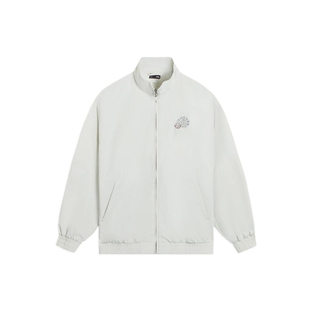 Li-Ning Water-Repellent Loose Sports Jacket Men Jackets Water-Gray AJDS339-1