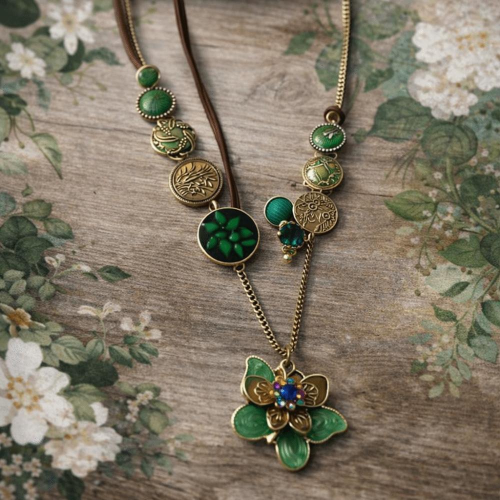 Multi Layer Vintage Necklace Bohemia Women Neck Chain Fashion Jewelry Butterfly Necklace Gift