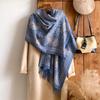 Imitation Cashmere Scarf, Air-conditioned Room Warm, Cashew Texture Fashion Shawl, Thickened Warm Scarf In Autumn and Winter