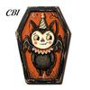 Tiered Tray Decor for Halloween Vintage Wooden Decor, Cat Mummy Skeleton Figurines, Cute Ghost Figurines Fall Farmhouse Tabletop Centerpiece