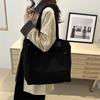 Large Bag Large Capacity Corduroy Tote Bag Women's Bag Retro Women's New Shopping Bag Canvas Bag Tide Bag Shoulder Bag