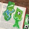 30PCS Football Bookmarks Reading Pages Books Labeling Students Creative Gifts Decorative Pages Labeling Paper Bookmarks DIY