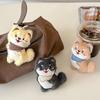 Милая мультяшная плюшевая кукла-щенок сиба-ину, подвеска, украшение для рюкзака, подарки