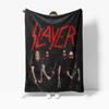 130×150 см Плед Тонкий Плед Группы Slayer Мягкий Теплый Плюшевый Фланелевый Плед для Дивана Кровати Кушетки Офиса Подарки