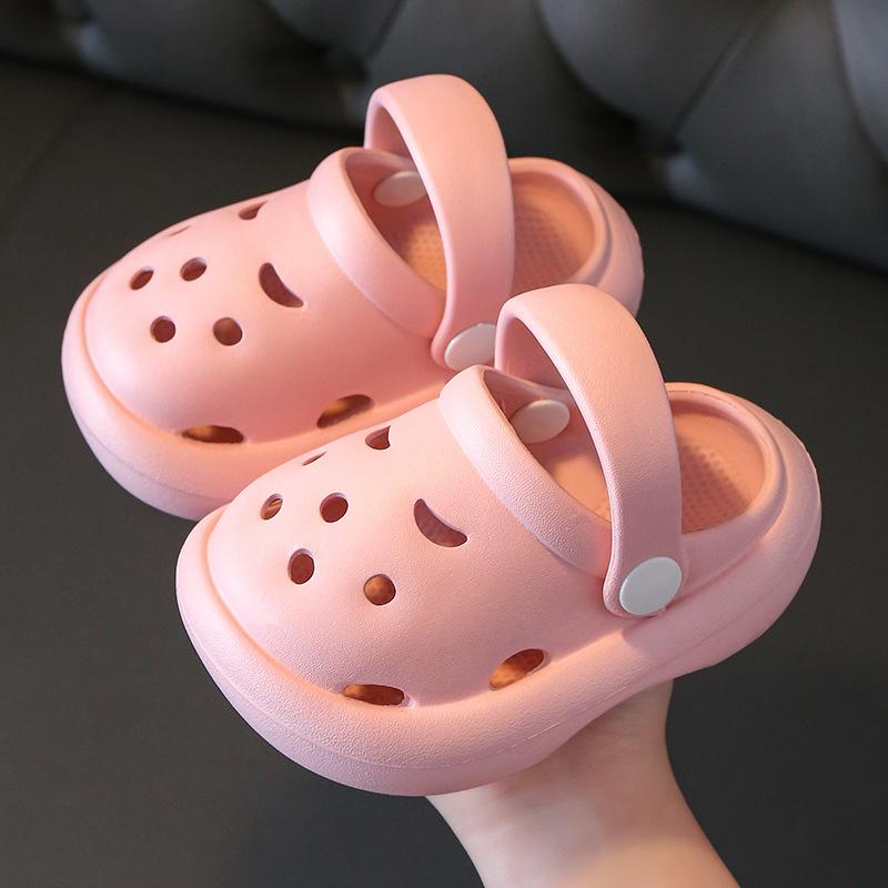Детская обувь с отверстиями, мужские и женские сандалии и тапочки корейской версии, дышащая садовая обувь, летние сандалии и тапочки