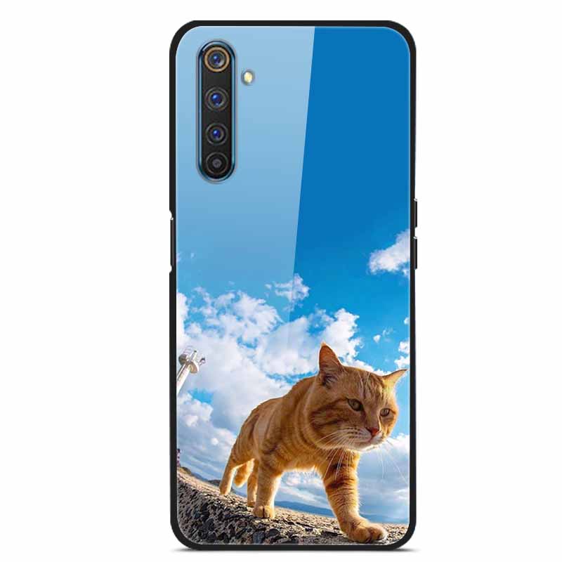 For Realme 6 Pro Tempered Glass Case for Realme 6 6S 6i Soft Bumper Hard Funda For Realme 6 Pro Phone Case Realme6 6 S 6i Cover