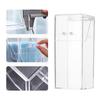 Clear Face Cover Dispenser with Lid Dust Proof Multifunction Vertical Dispenser for Home Office