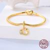 Golden Ring Charms Copper Dangle Pendant Fit Bangle Bracelet Necklace Diy Jewelry