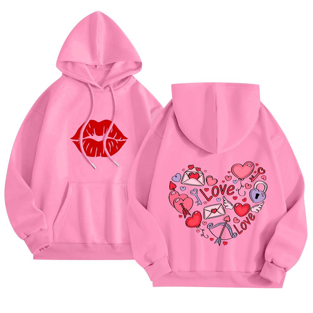 Женская толстовка с капюшоном и круглым вырезом, длинными рукавами и цветочным принтом