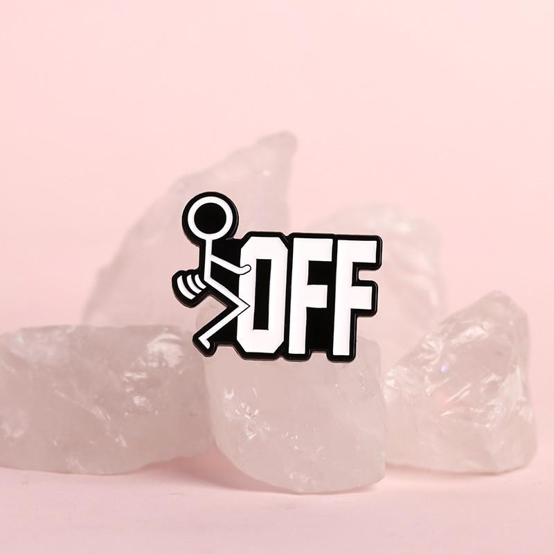 Modern And Creative Cartoon Character Brooches Designed In Attractive Enamel For Unisex Use