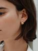 Серебряные серьги-шарики Lunne 925 с скрытым муассанитом 12 мм #Lse109