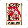 Retro Metal Plate Drink Tin Sign Funny Beer Wine Lover Vintage Metal Plaque for Bar Pub Club Kitchen Home Man Cave Wall Decor