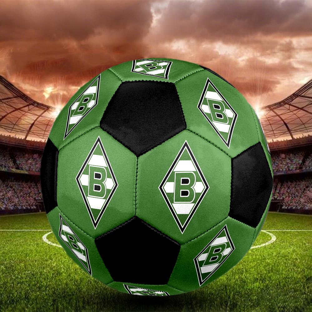 Borussia Indoor Soccer Ball Colorful Machine Stitched PVC Size 5 Team Training Competition Ready Durable High-Bounce Cool Sports Gift