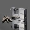 Прямоугольный навесной замок, противовзломный навесной замок, защитный замок безопасности, антикварный, горизонтального открывания, противовзломный, противоугонный дверной замок