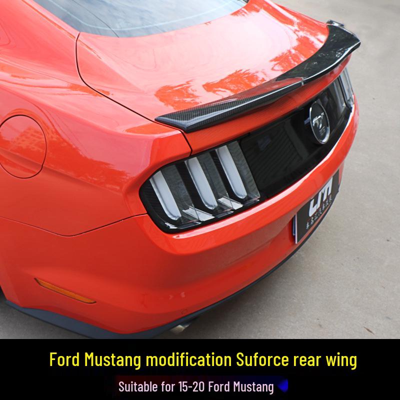 Carbon Fiber Rear Wing Trunk Spoiler for 15-23 Ford Mustang