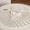 European-Style Alloy Jewelry Peacock Silver Storage Box,Earring Circle Organizer Jar Candy Container Dressing Table Decoration