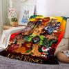 Lion Characters Collage Flannel Blanket Super Soft Warm Cozy Blanket For Sofa Bed Office Travel Allseason Home Decor Gift