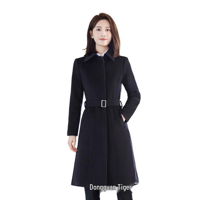 Thickened Quilted 52% Wool Coat for Men and Women - Cold-Proof Winter Workwear