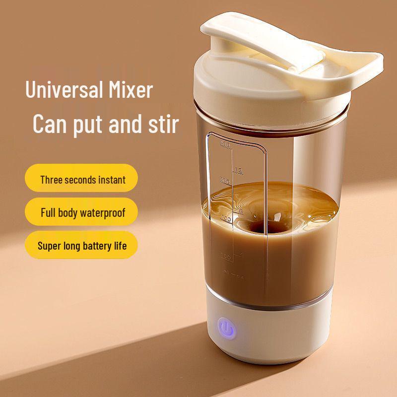 High-Temperature Resistant Automatic Mixing Shaker for Coffee and Milk Powder - Portable Cross-Border Souvenir