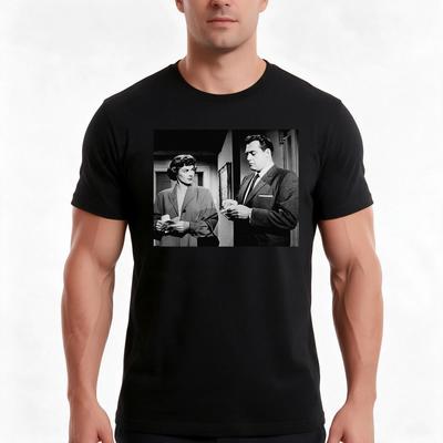 Raymond Burr Photo Barbara Hale From Perry Mason Photo Standing Tshirt Summer Casual Cotton Tee Oversized Streetwear Tops